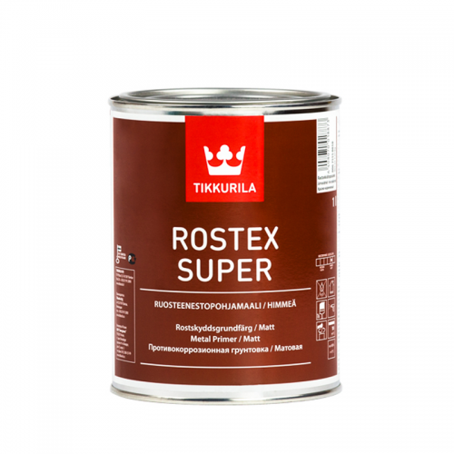 Tikkurila Rostex Super (Тиккурила Ростекс Супер) Светло-серая, 3 л