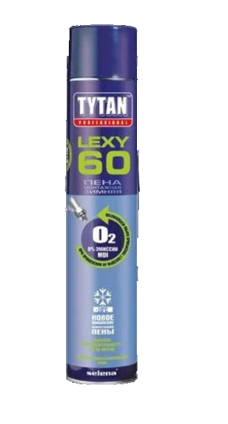 TYTAN O2 Lexy 60 Всесезонная монтажно-уплотнительная пена (монтаж.)