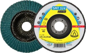 Круг шлифовальный лепестковый Klingspor 125х22.2 мм P80 SMT 324