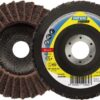 Лепестковый тарельчатый круг Klingspor SMT 800 125X22,23 medium из нетканого материала