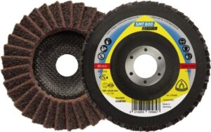 Лепестковый тарельчатый круг Klingspor SMT 800 125X22,23 medium из нетканого материала