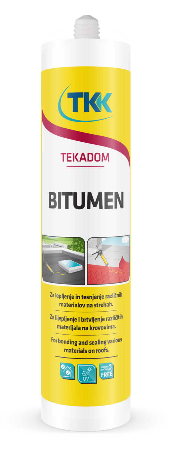 Герметик битумный TEKADOM BITUMEN  (чёрный) 300 ml