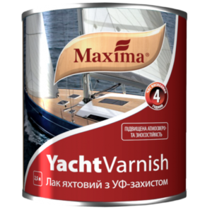 Алкидно-уретановый яхтный лак Maxima полуматовый, 2.5 л