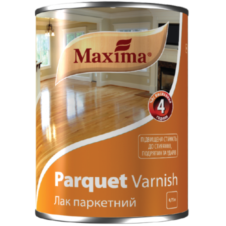 Алкидно-уретановый паркетный лак Maxima матовый, 0.75 л