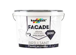 Kompozit Краска фасадная силиконовая FACADE LUXE, 1.4 кг