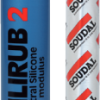 Герметик нейтральный SOUDAL SILIRUB 2 прозрачный, 600 мл