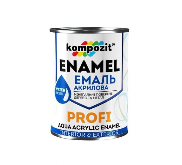 Эмаль акриловая PROFI Kompozit синия глянцевая, 10 л