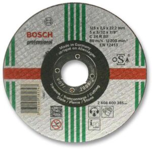 Отрезной круг Bosch камень 125х2.5 мм, 2608600385