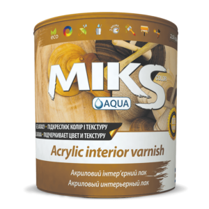 Акриловый интерьерный лак МИКС глянец, 0.75 кг