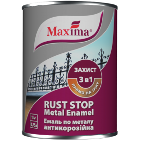 Эмаль 3 в 1 глянцевая Maxima вишневая, 2.5 л
