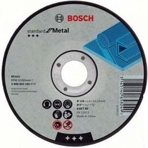 Отрезной круг Bosch Standard по металлу 115х1.6мм SfM, прямой, 2608603163
