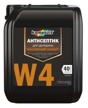 Антисептик для усиленной защиты W4 Kompozit, 5 л