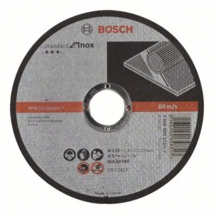Отрезной круг Bosch Standard по нержавейке 125х1.6мм SfI, прямой, 2608603172