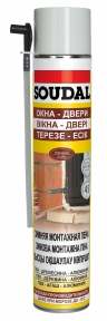 Ручная монтажная пена  SOUDAL, 750мл