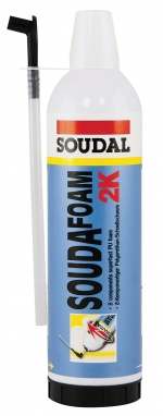 Профессиональная монтажная двухкомпонентная пена  SOUDAL 2К, 400мл