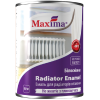 Эмаль алкидная для радиаторов отопления Maxima белая, 0.9 л