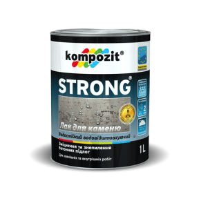 Лак для камня/Грунтовка STRONG Kompozit, 0.9 л
