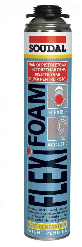 Профессиональная летняя монтажная пена  SOUDAL FLEXIFOAM 70, 750мл