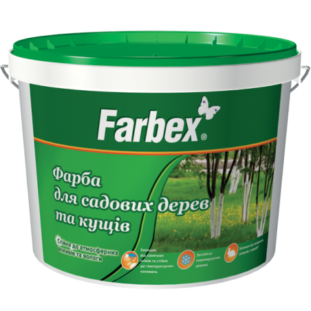 Краска для садовых деревьев и кустов Farbex, 4 кг