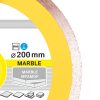 Круг алмазный отрезной по мрамору Distar 1A1R 200×1,6x10x25,4 Marble 32999
