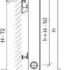 Стальной радиатор Purmo Compact, CV11 (11 тип) 300 х 1800 33101