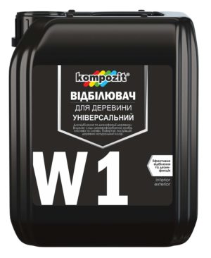 Отбеливатель для древесины W1 Kompozit 1 л