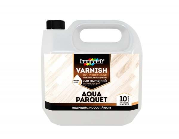 Лак интерьерный AQUA PARQUET Kompozit матовый, 3 л