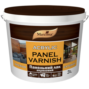 Лак панельный акриловый Maxima глянцевый, 0.9 л