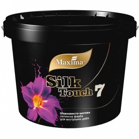 Интерьерная латексная краска Silk Touch 7 Maxima шелковисто-матовая, 1 л