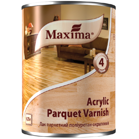 Акриловый паркетный лак Maxima матовый, 0.75 л
