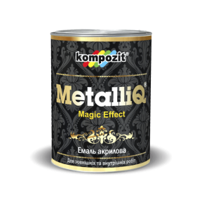 Эмаль акриловая METALLIQ Kompozit красное золото, 0.9 кг