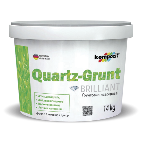 Kompozit Грунтовка адгезионная QUARTZ-GRUNT, 14 кг