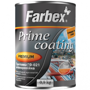 Грунтовка ГФ-021 Farbex, черная, 2.8 кг