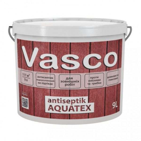 VASCO ANTISEPTIK AQUATEX Белый,  9.0 л