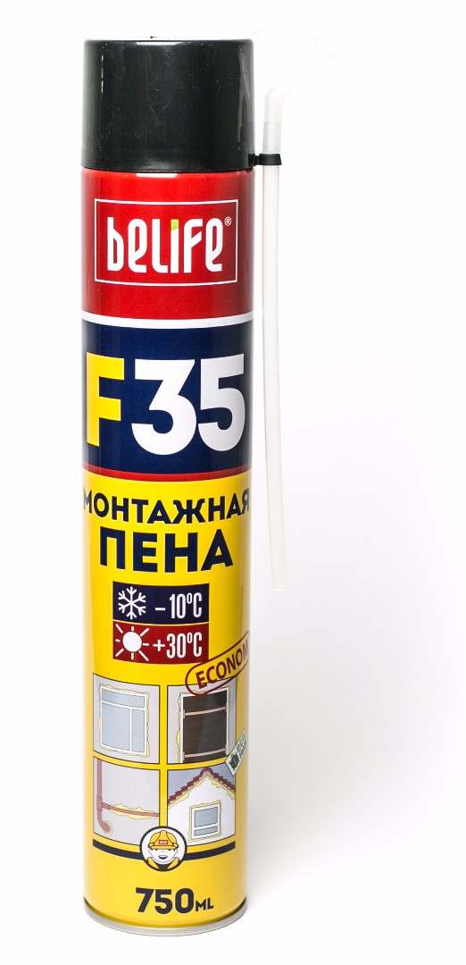 Ручная монтажная пена BeLife F35 L, 750 мл