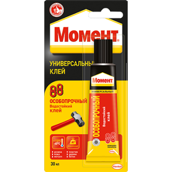 Клей МОМЕНТ 88 универсальный, особопрочный,  30 мл