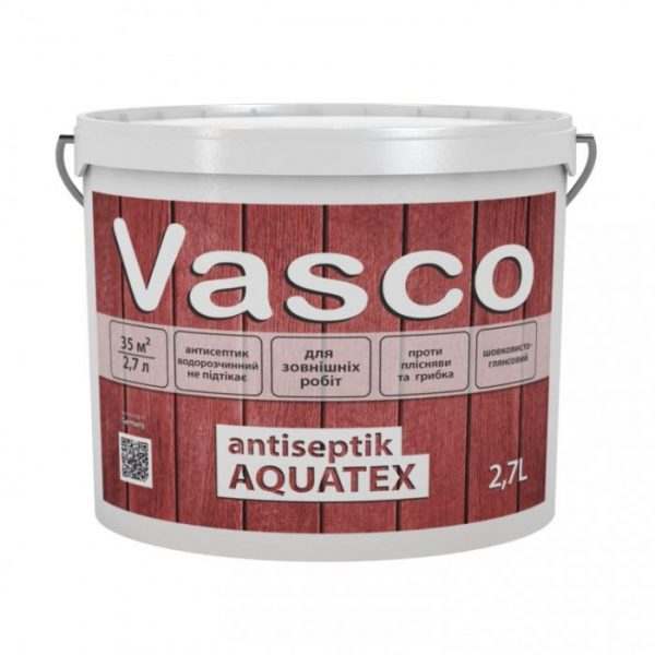 VASCO ANTISEPTIK AQUATEX Прозрачный,  2.7 л