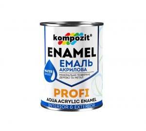 Эмаль акриловая PROFI Kompozit красная глянцевая, 10 л