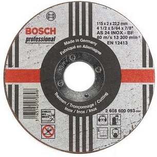 Отрезной круг Bosch Inox 180×2 мм, 2608600095