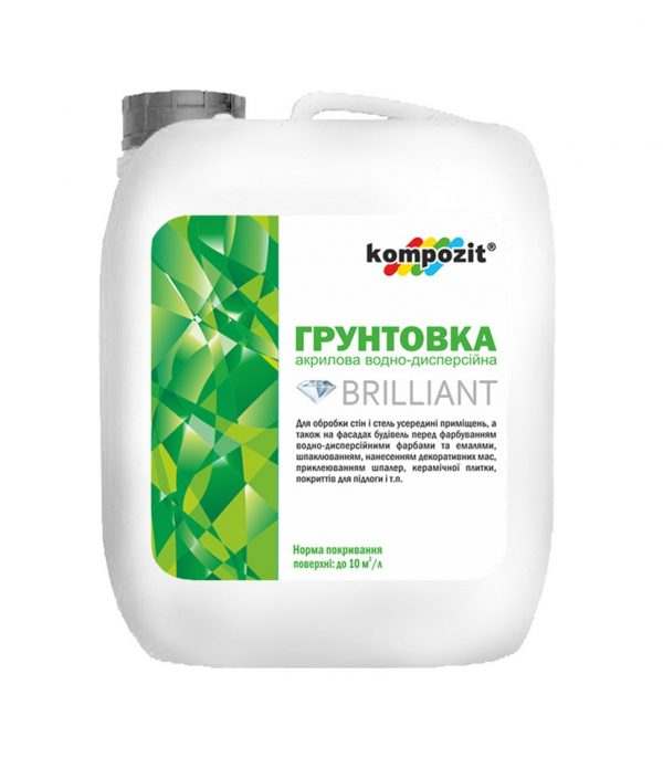 Kompozit Грунтовка акриловая BRILLIANT, 1 л