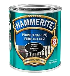 Hammerite полуматовая  серая, 2.5 л