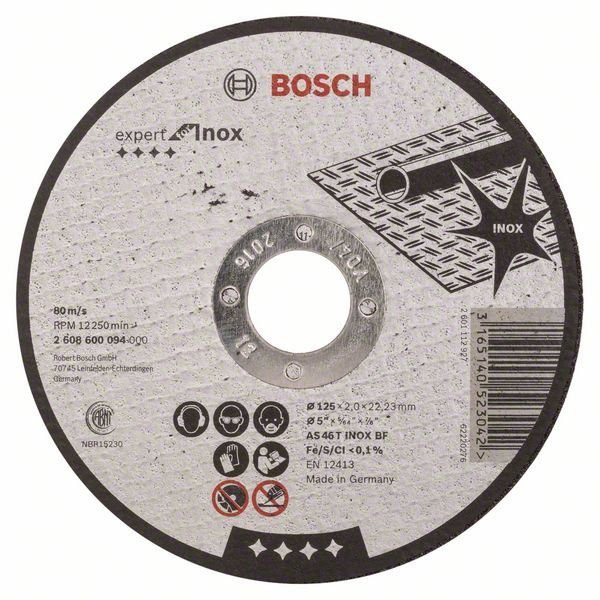 Отрезной круг Bosch MULTICONSTRUCT 125×1.6 мм, 2608602383