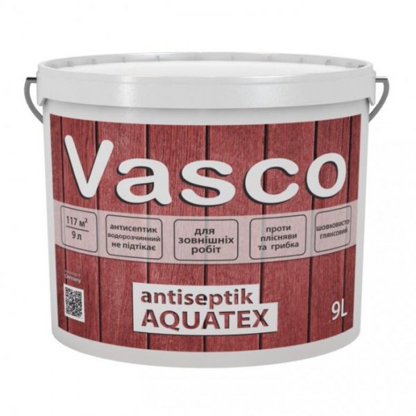 VASCO ANTISEPTIK AQUATEX Прозрачный,  9.0 л