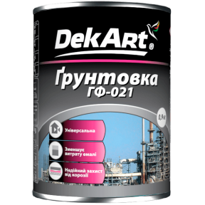 Грунтовка ГФ 021 DekArt серая, 2.8 кг
