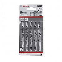 Пилки лобзиковые Bosch 5 шт T 101 B, HCS