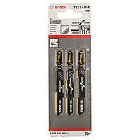 Пилки лобзиковые Bosch 3 шт T 118 AHМ, HM