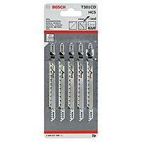 Пилки лобзиковые Bosch 5 шт T 301 CD, HCS
