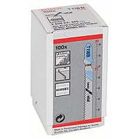 Пилки лобзиковые Bosch 100 шт T 118 В, HSS