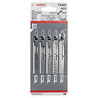 Пилки лобзиковые Bosch 5 шт T 234 X, HCS