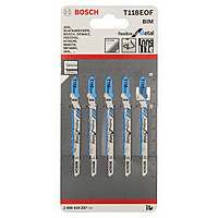 Пилки лобзиковые Bosch 5 шт T 118 EOF, BIM
